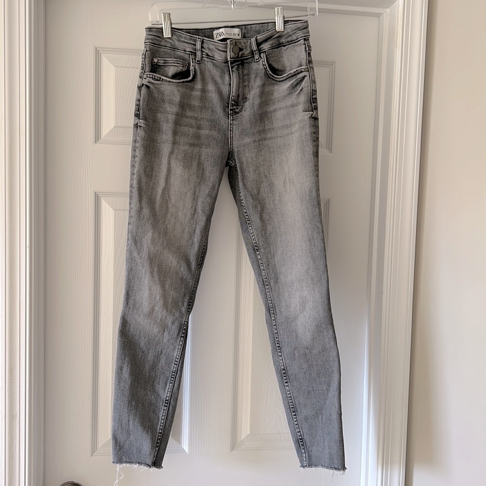 Zara Mid Waist Skinny Jeans